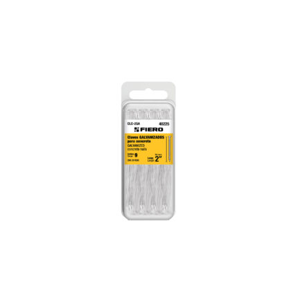 Blíster con 20 clavos galvanizados para concreto 2', FIERO
