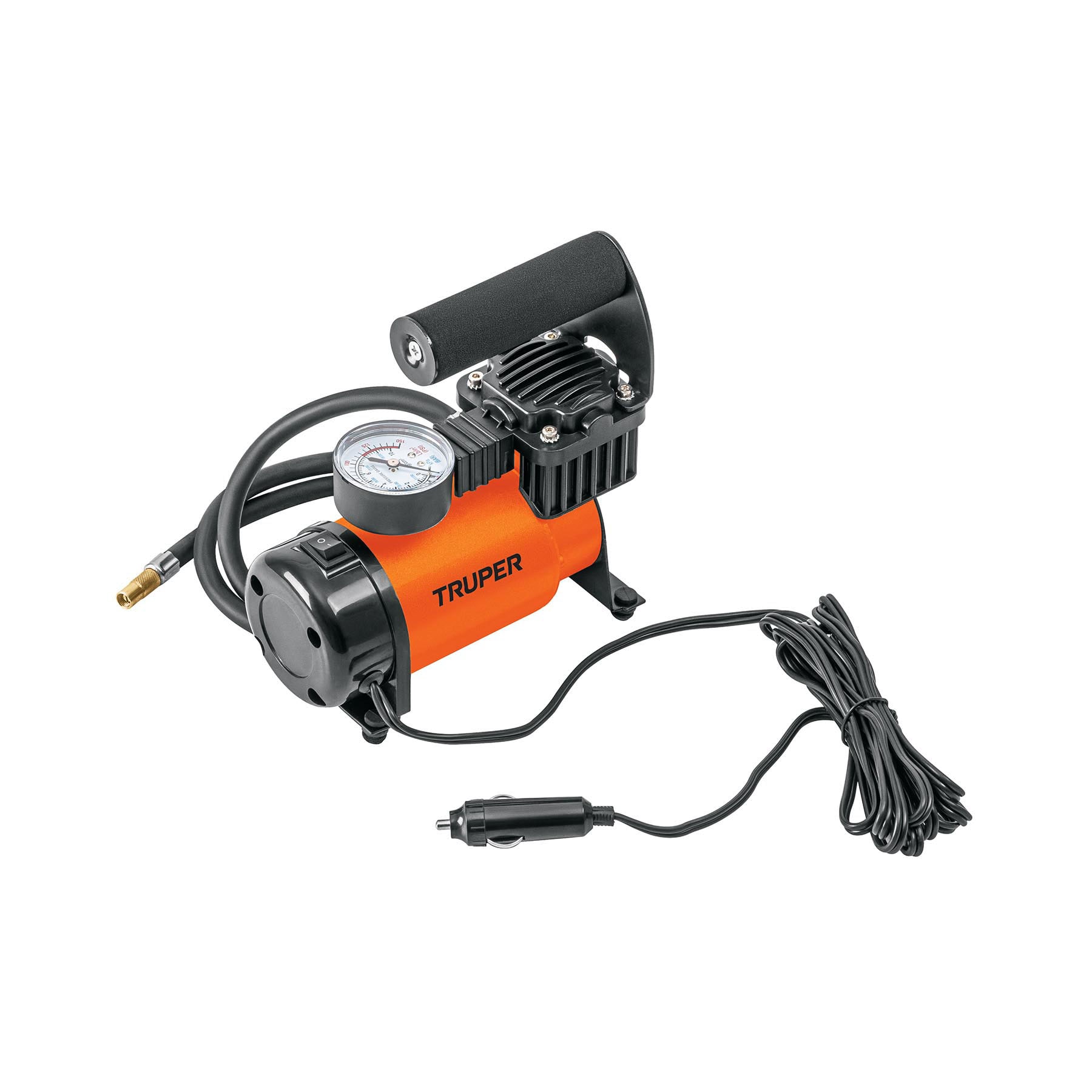 COMP-12B.jpg Inflador portátil 12 V para auto, TRUPER COMP 12B