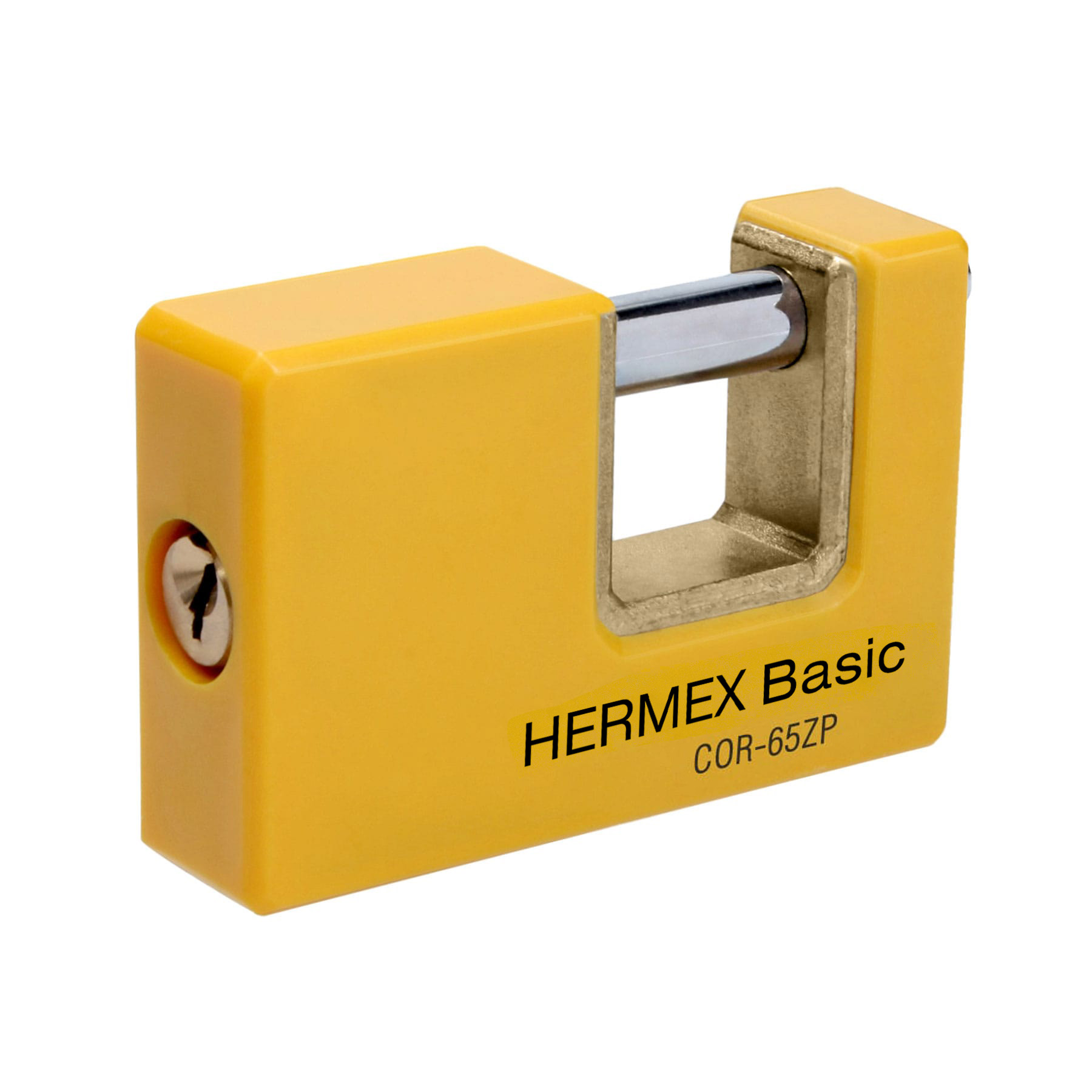 COR-65ZP.jpg Candado antipalanca 65 mm cuerpo metálico, HERMEX BASIC COR 65ZP