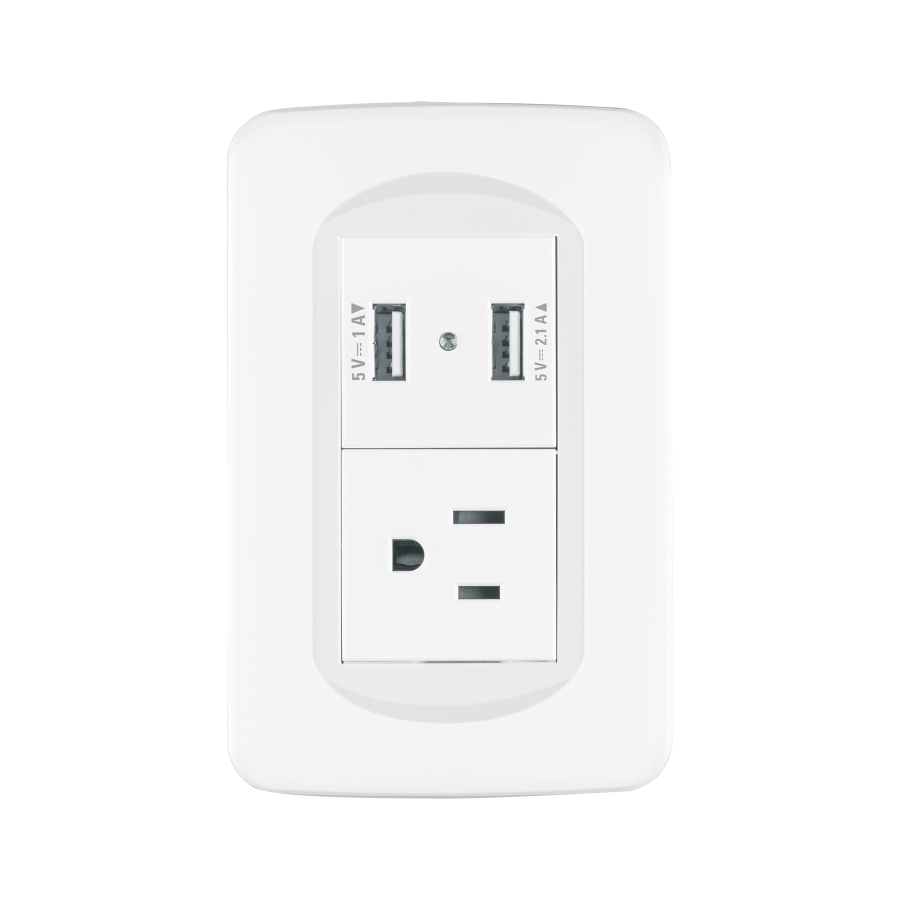 COUSB-TB.jpg Placa armada 1contacto y 2 puertos USB 1.5 módulos, Toledo COUSB TB