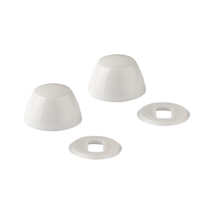 Bolsa con 2 cubrepijas marfil para WC, FOSET