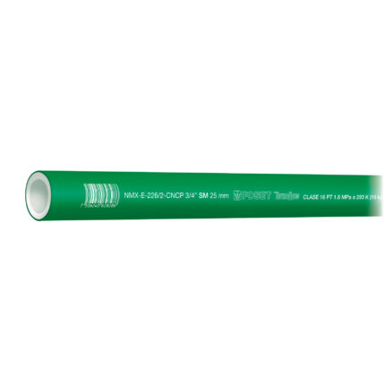 Tubo de 25mm (3/4') PPR hidráulico, 4m, 0.9kg, FOSET