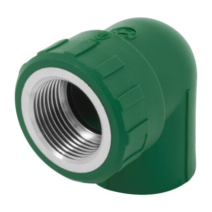 Codo 90° PPR,  1', rosca hembra con inserto metálico, FOSET