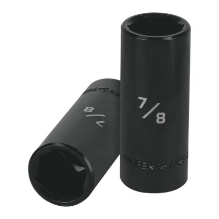 Dado largo impacto de 7/8', 6 puntas, cuadro 1/2', TRUPER