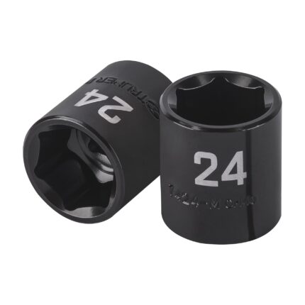 Dado de impacto de 24 mm, 6 puntas, cuadro 1/2', TRUPER