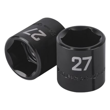 Dado de impacto de 27 mm, 6 puntas, cuadro 1/2', TRUPER