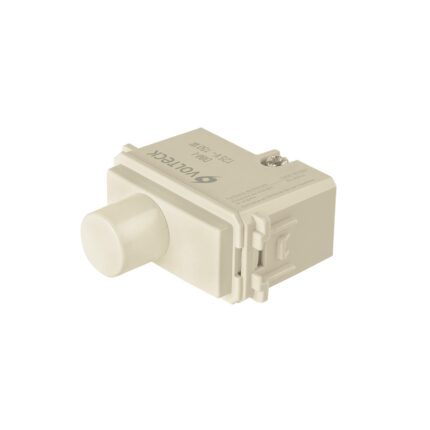 Dimmer giratorio, línea Italiana, marfil, VOLTECK