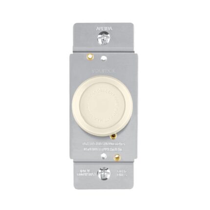 Atenuador de luz giratorio, Standard, marfil, VOLTECK