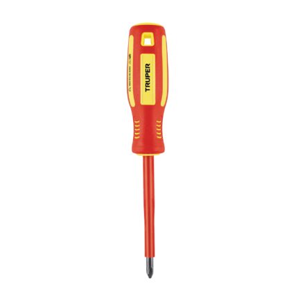 Desarmador dieléctrico de cruz 1/4' x 4', TRUPER