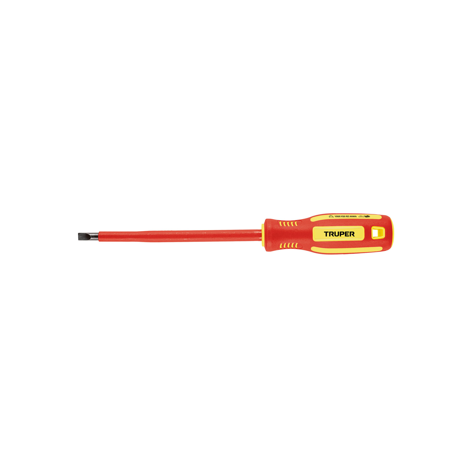 DR-1-4X6D.jpg Desarmador dieléctrico plano 1/4' x 6', TRUPER DR 1 4X6D rotated