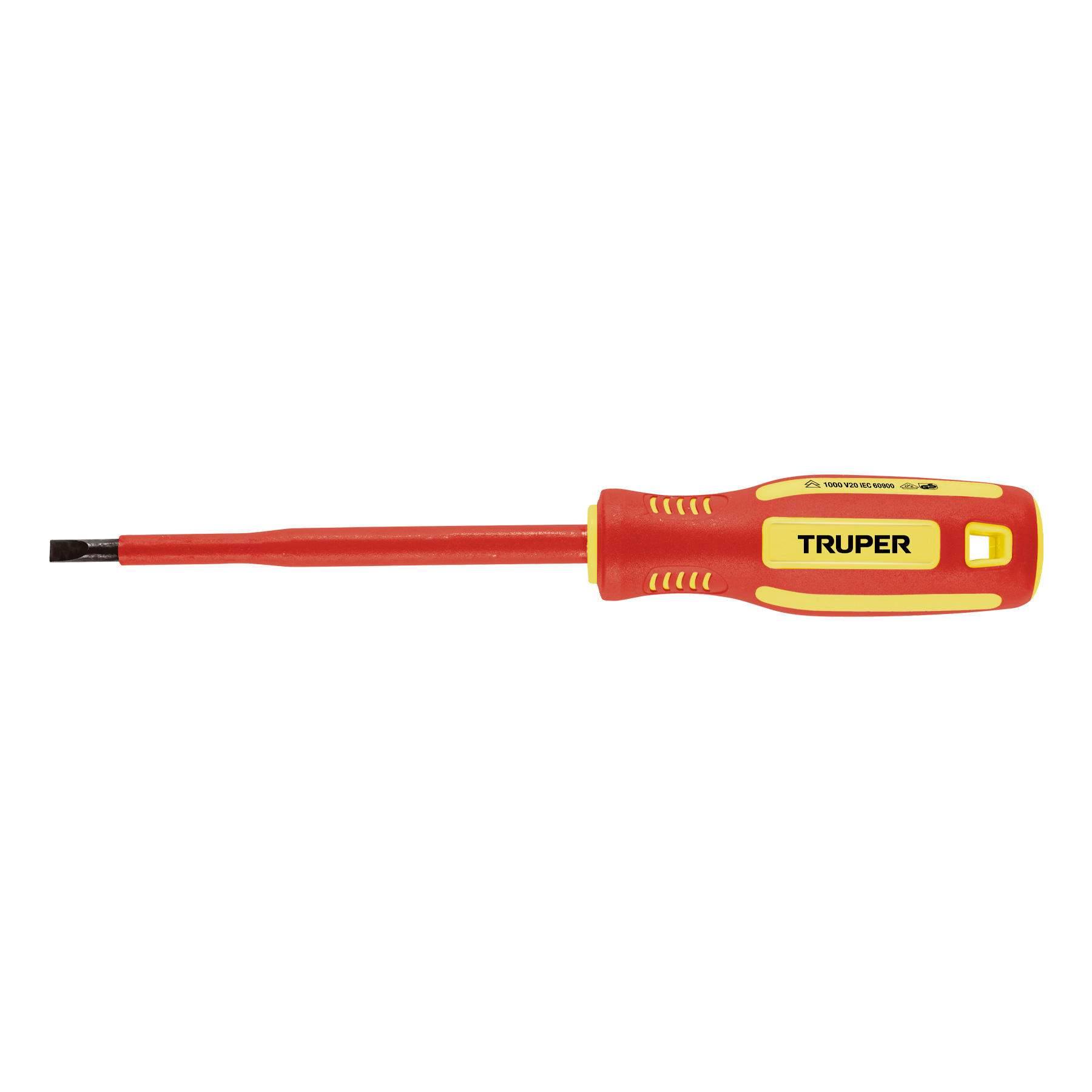 DR-7-32X5D.jpg Desarmador dieléctrico plano 7/32' x 5', TRUPER DR 7 32X5D