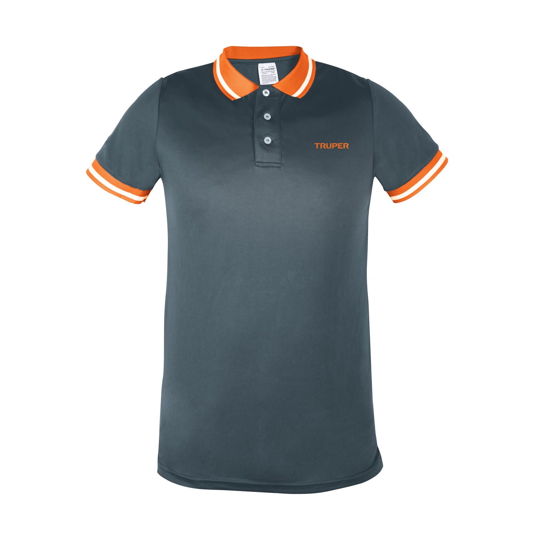DRY-GC-XG.jpg Playera polo performance para hombre, gris, EG, TRUPER DRY GC XG