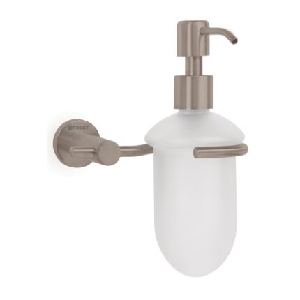 Dispensador de jabón a pared en acabado satín, FOSET ELEMENT