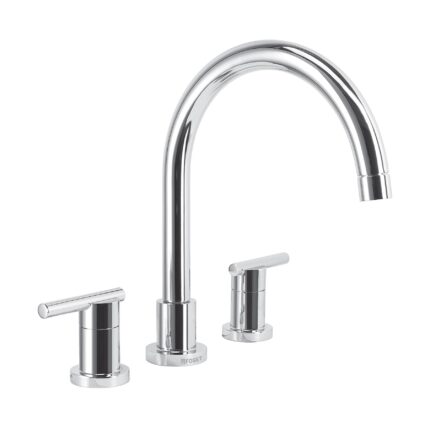 Mezcladora cromo cuello alto para fregadero, FOSET ELEMENT