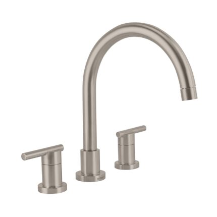Mezcladora satín cuello alto para fregadero, FOSET ELEMENT