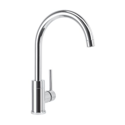 Monomando cromo cuello alto para fregadero, FOSET ELEMENT