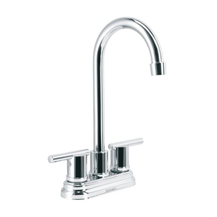 Mezcladora cromo 4' para lavabo cuello tipo bar, ELEMENT