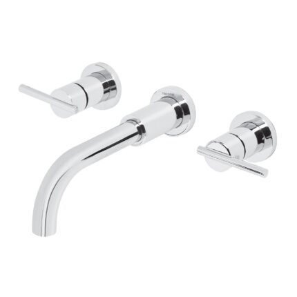 Mezcladora cromo de pared para lavabo, FOSET ELEMENT