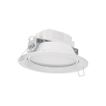 Luminario LED empotrable 6 W 3000 K, redondo, VOLTECK