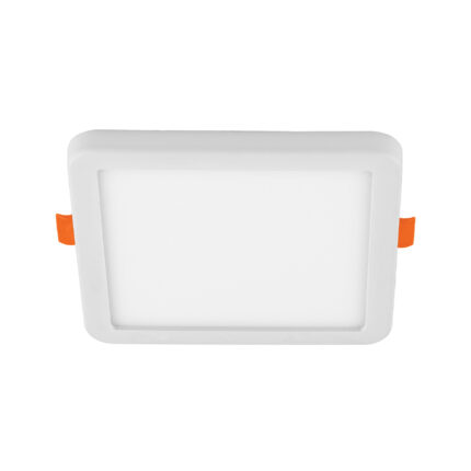 Luminario LED plafón 8W 6500K, ajustable, cuadrado, VOLTECK