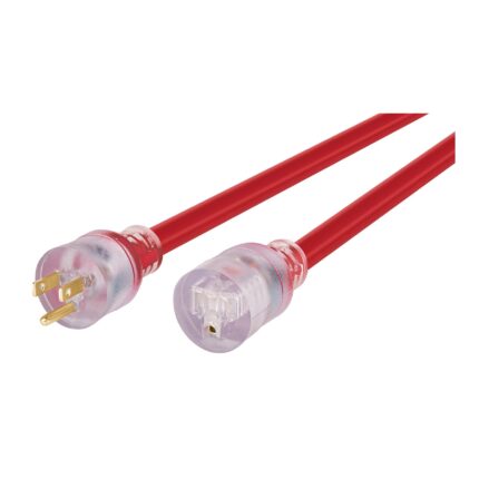 Extensión reforzada aterrizada 10 m 3x12 AWG, VOLTECK