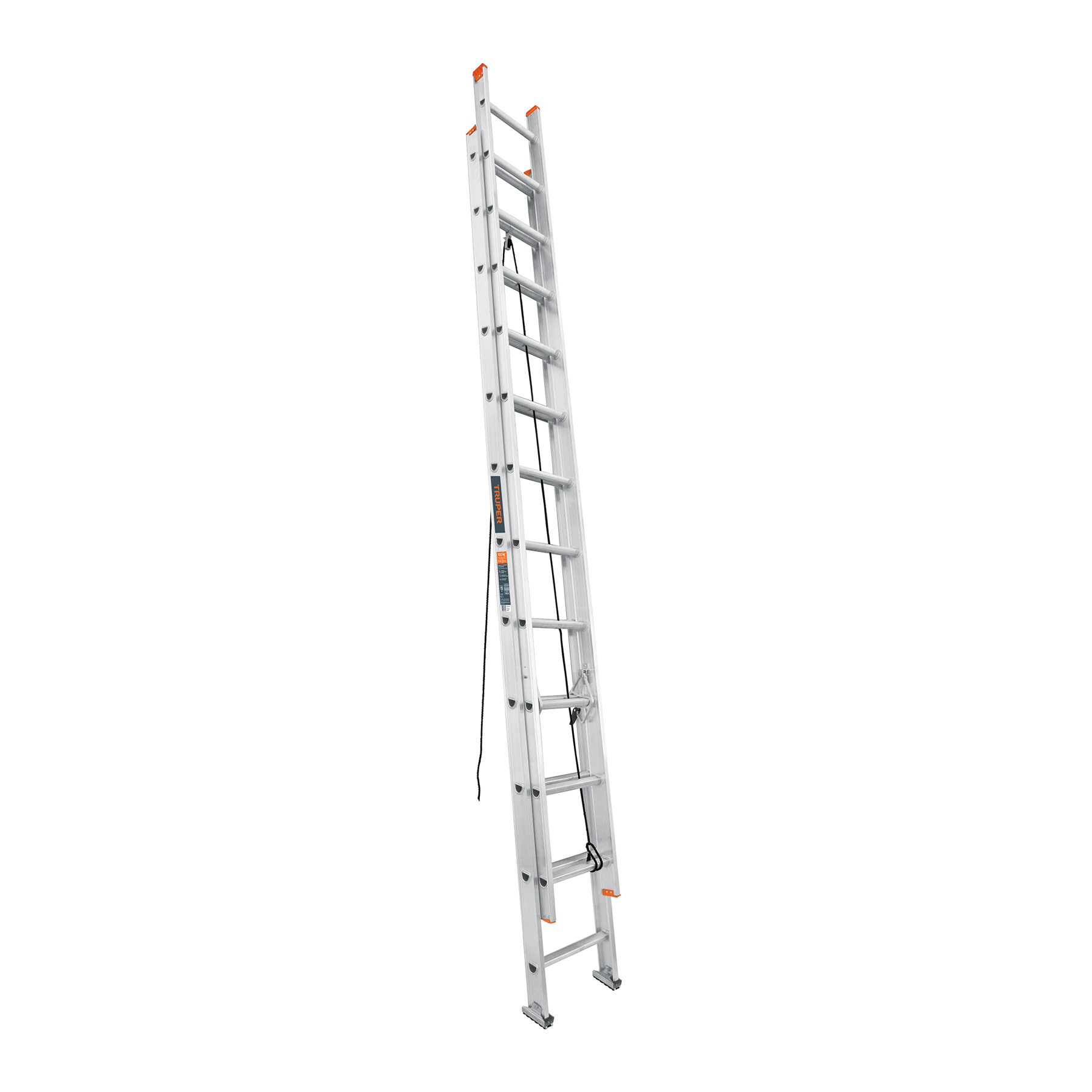 ESE-224.jpg Escalera de extensión, tipo II, 24 peldaños, TRUPER ESE 224