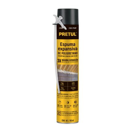 Espuma expansiva de poliuretano, 750 ml, PRETUL