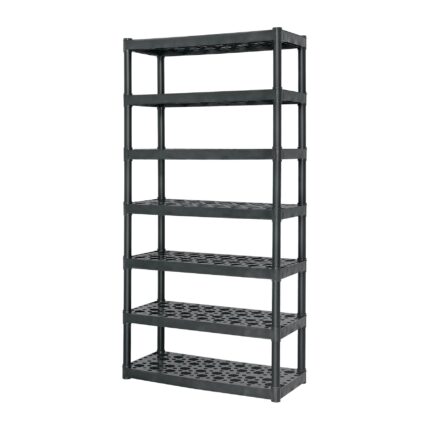 Estante plástico 7 repisas capacidad 60kg, 91x43x185, TRUPER
