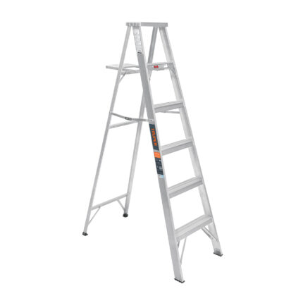 Escalera de tijera 100% aluminio tipo ll 5 peldaños, TRUPER