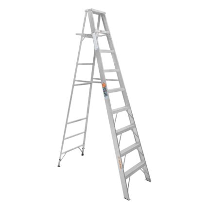 Escalera de tijera 100% aluminio tipo ll 8 peldaños, TRUPER