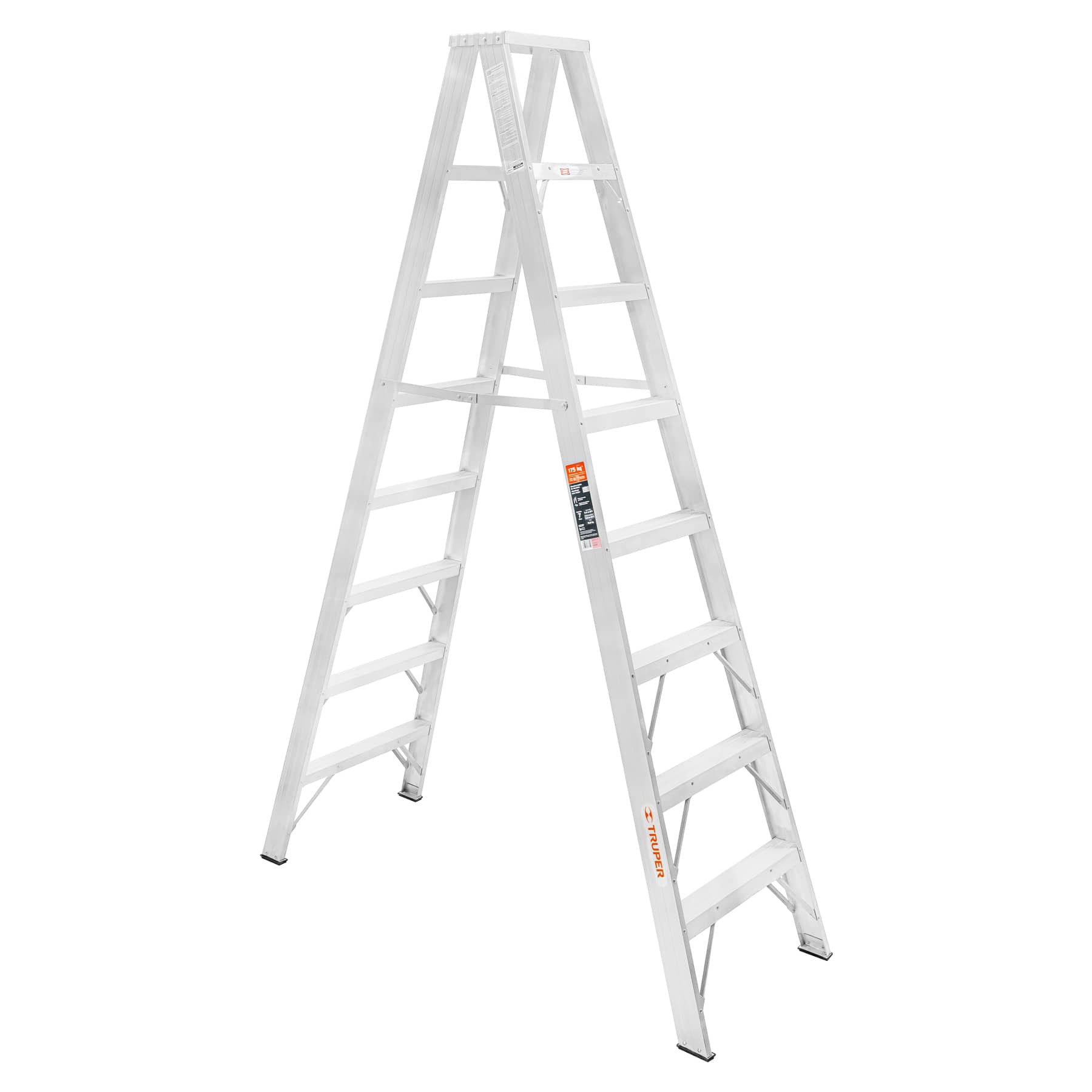 ESTD-27.jpg Escalera de tijera doble, tipo ll, 7 peldaños, TRUPER ESTD 27