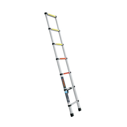 Escalera telescópica, 7 peldaños, capacidad 100 kg, TRUPER