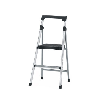 Escalerilla tubular plegable, 2 peldaños, aluminio, TRUPER