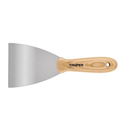 Espátula flexible 3' con mango de madera, TRUPER