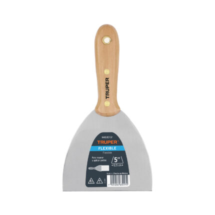 Espátula flexible 5' con mango de madera, TRUPER