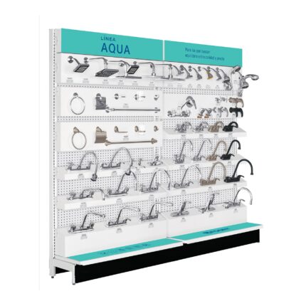 Exhibidor tipo góndola, FOSET AQUA