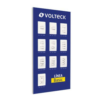 Exhibidor de Línea BASIC armada, VOLTECK