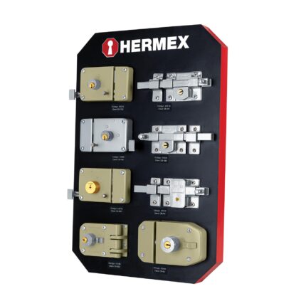 Exhibidor con cerraduras, HERMEX
