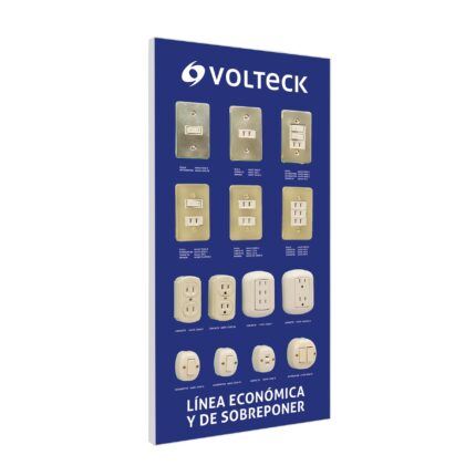 Exhibidor línea económica, VOLTECK