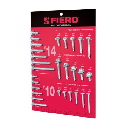 Exhibidor de pijas cabeza hexagonal, FIERO