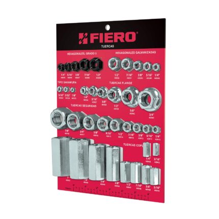 Exhibidor de tuercas, FIERO