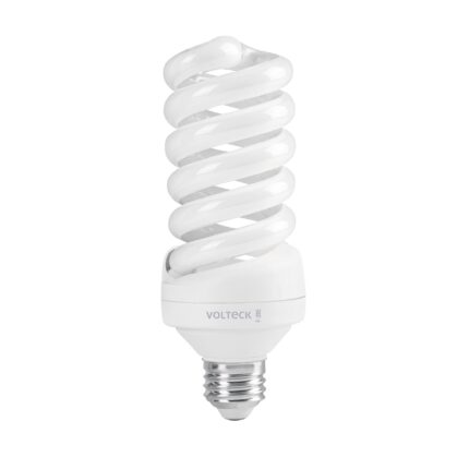 Lámpara espiral T4 28 W luz de día en blíster, VOLTECK