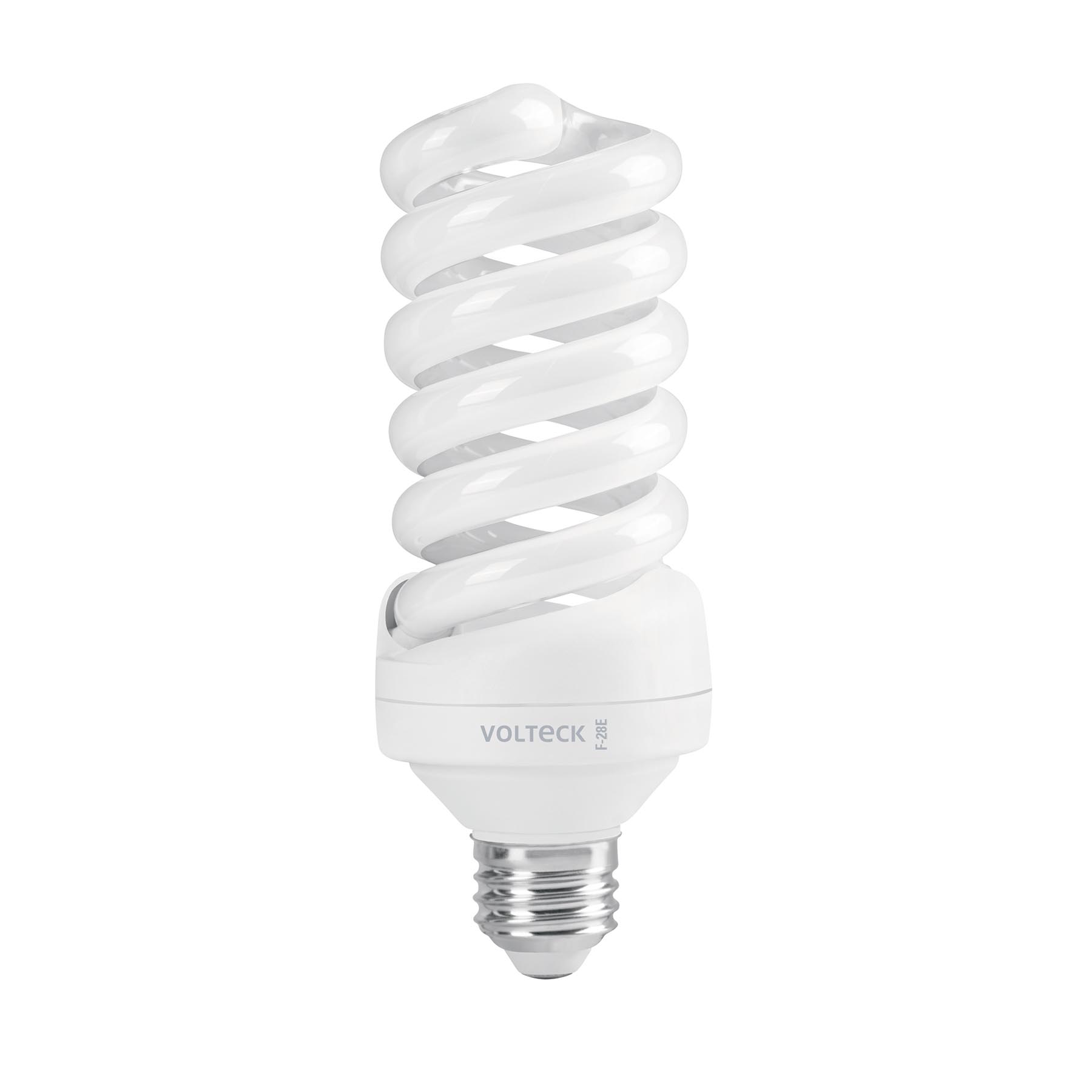 F-28E.jpg Lámpara espiral T4 28 W luz de día en blíster, VOLTECK F 28E