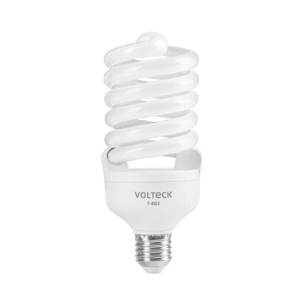 Lámpara espiral T4 45 W alta potencia luz de día, caja