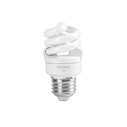 Lámpara espiral mini T2 5 W luz de día en blíster, VOLTECK