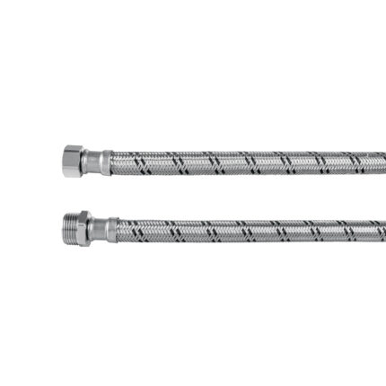 Manguera para boiler, acero inox. 1/2'H x 3/4'M, 80 cm