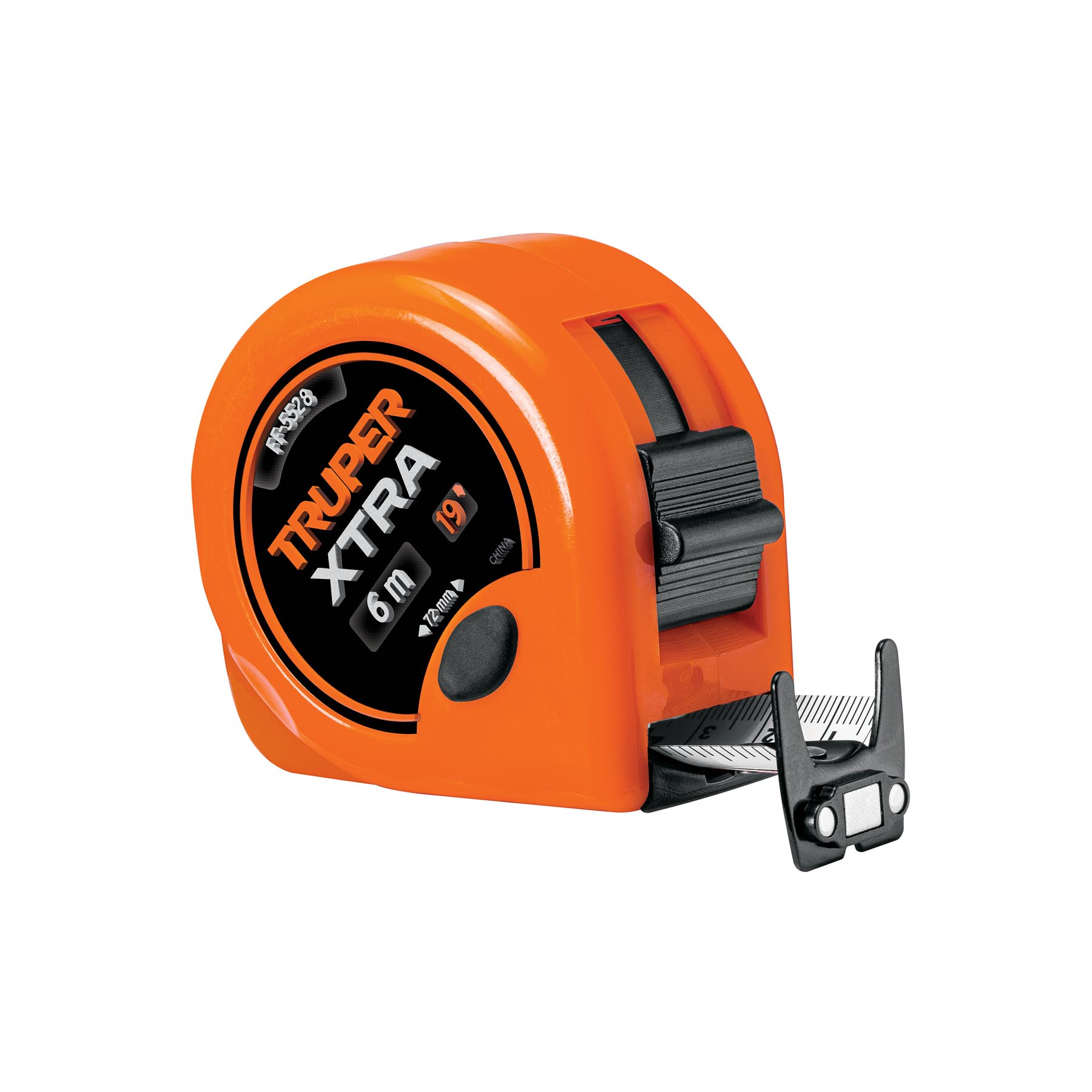 FF-5528.jpg Flexómetro XTRA 6 m cinta extra ancha 28 mm, TRUPER FF 5528