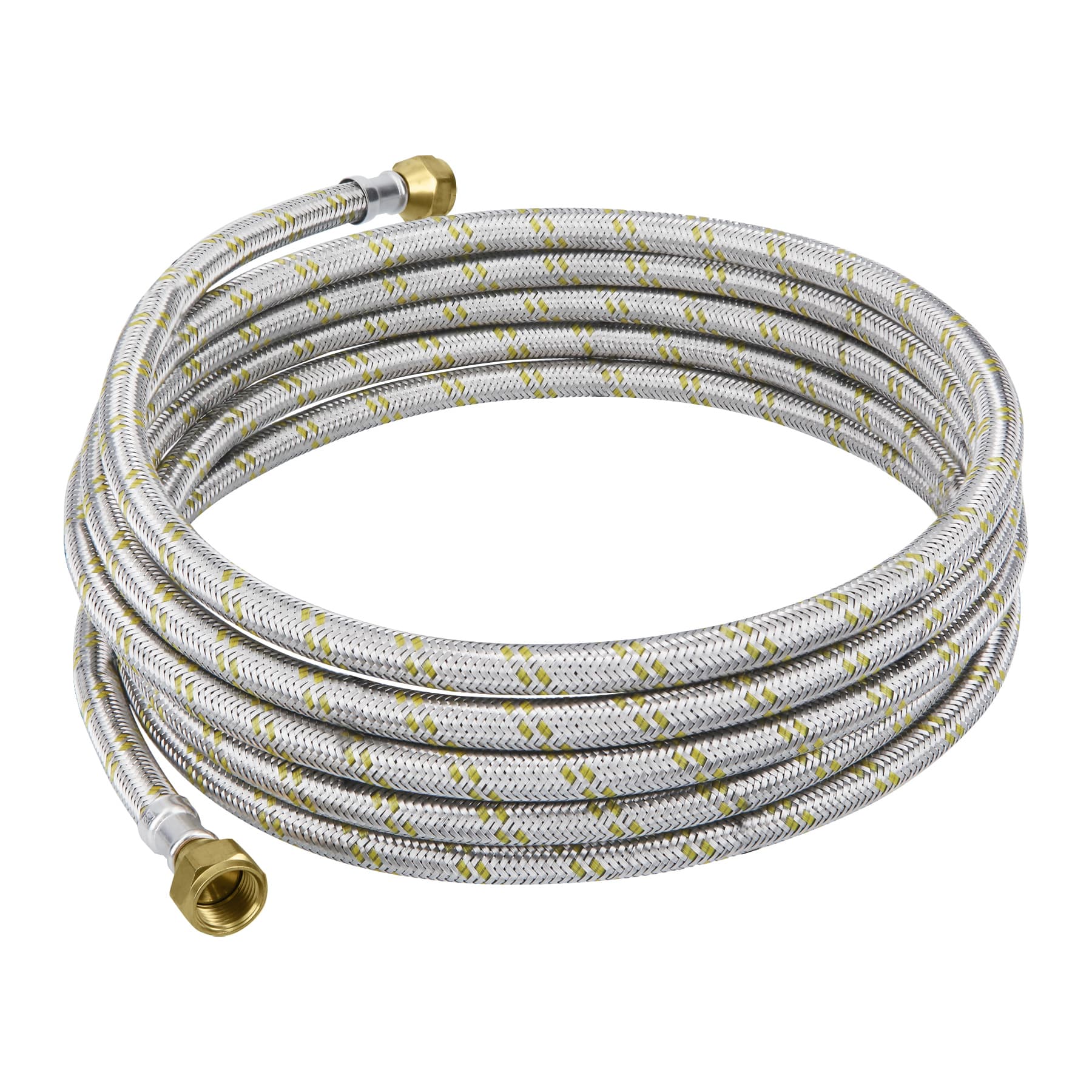FGA-50X.jpg Manguera para gas, acero inox, 3/8' flare, 500 cm, FOSET FGA 50X