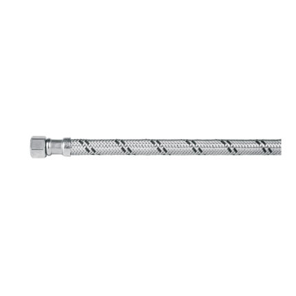 Manguera lavabo/fregadero, acero inox, 1/2' x 3/8', 40 cm