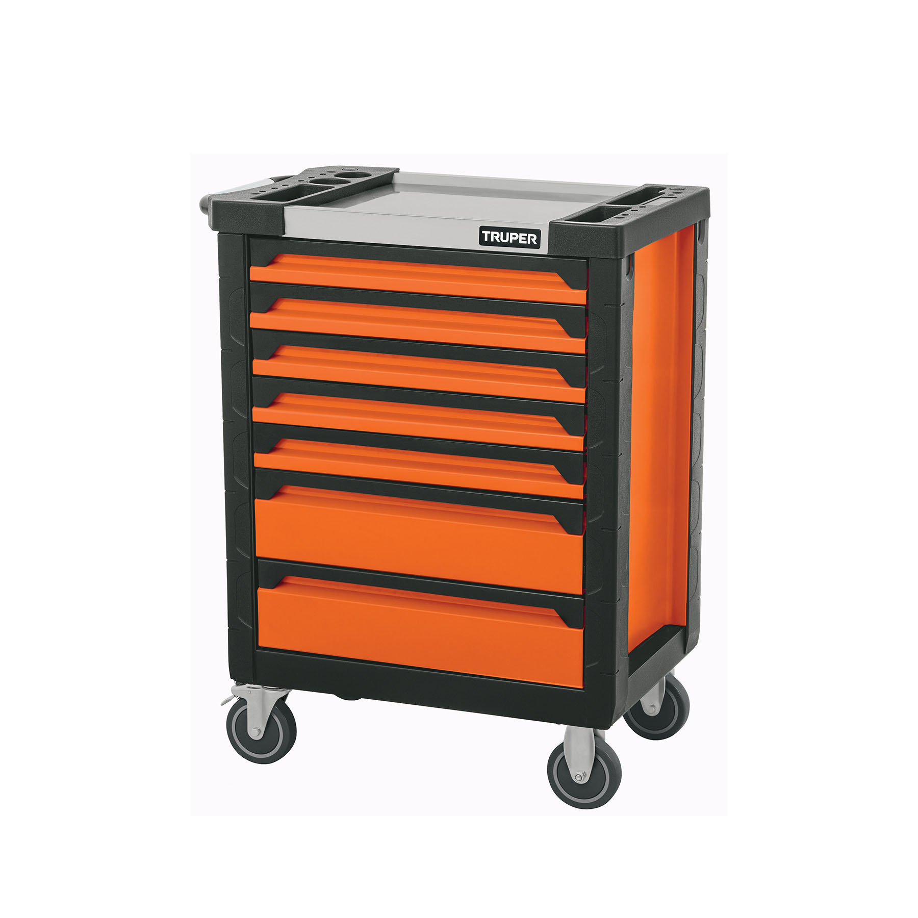 GAMO-6130.jpg Gabinete metálico móvil, 6 cajones, capacidad 130 kg, TRUPER GAMO 6130